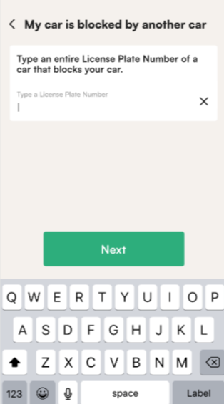 Tidaro mobile app blocked car reporting feature
